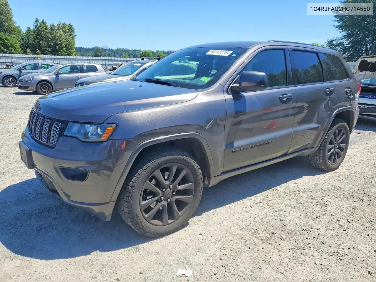 2017 Jeep Grand Cherokee Laredo VIN: 1C4RJFAG2HC714550 Lot: 58218176