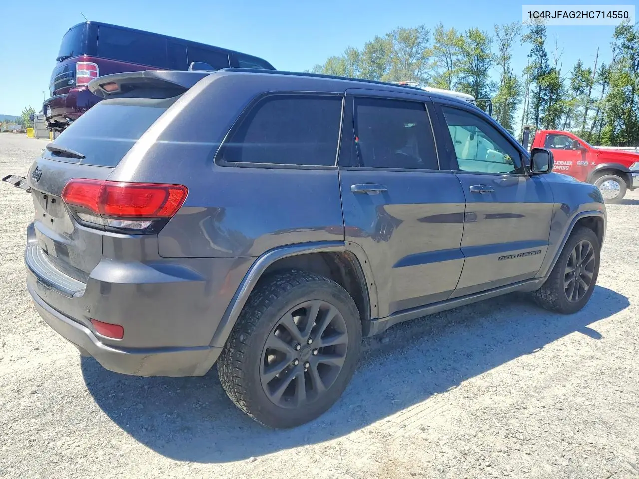 2017 Jeep Grand Cherokee Laredo VIN: 1C4RJFAG2HC714550 Lot: 58218176