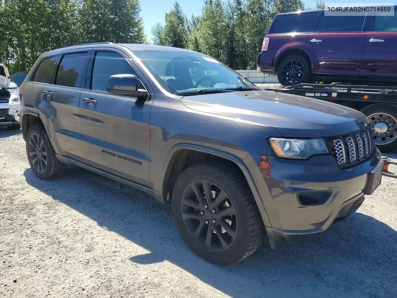 2017 Jeep Grand Cherokee Laredo VIN: 1C4RJFAG2HC714550 Lot: 58218176