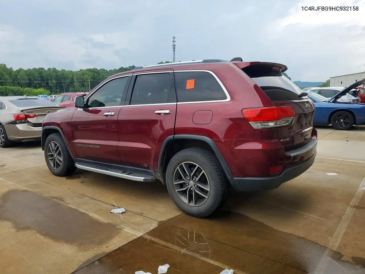 2017 Jeep Grand Cherokee Limited VIN: 1C4RJFBG9HC932158 Lot: 59840916