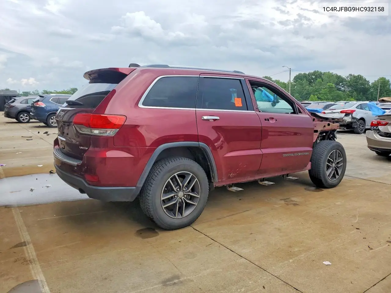 2017 Jeep Grand Cherokee Limited VIN: 1C4RJFBG9HC932158 Lot: 59840916