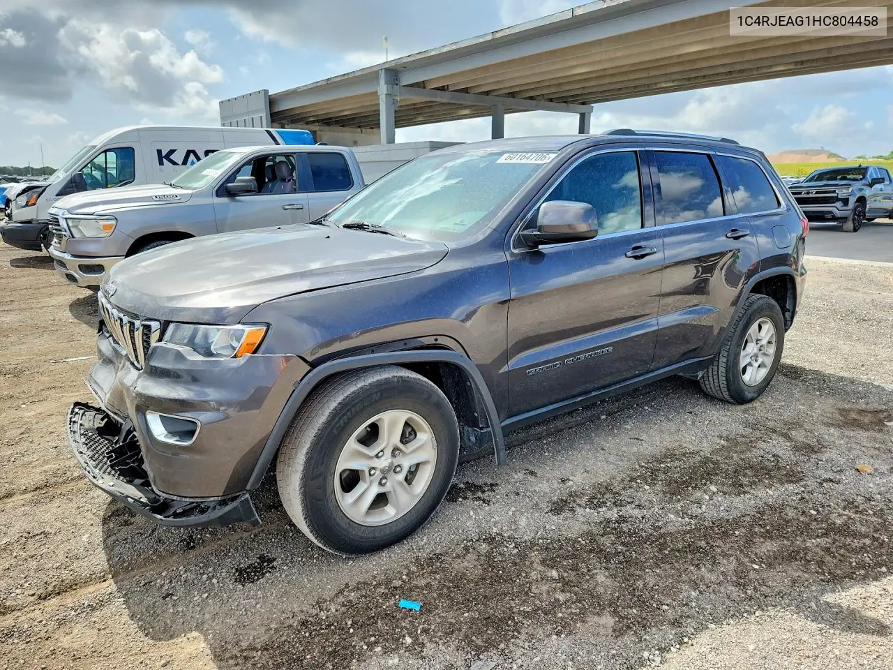 2017 Jeep Grand Cherokee Laredo VIN: 1C4RJEAG1HC804458 Lot: 60164706