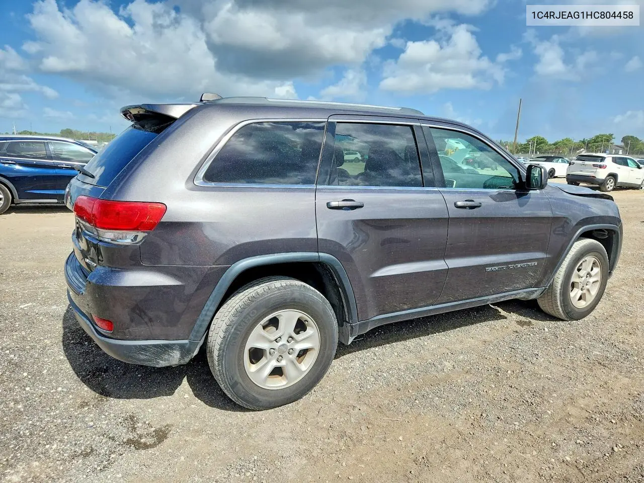2017 Jeep Grand Cherokee Laredo VIN: 1C4RJEAG1HC804458 Lot: 60164706