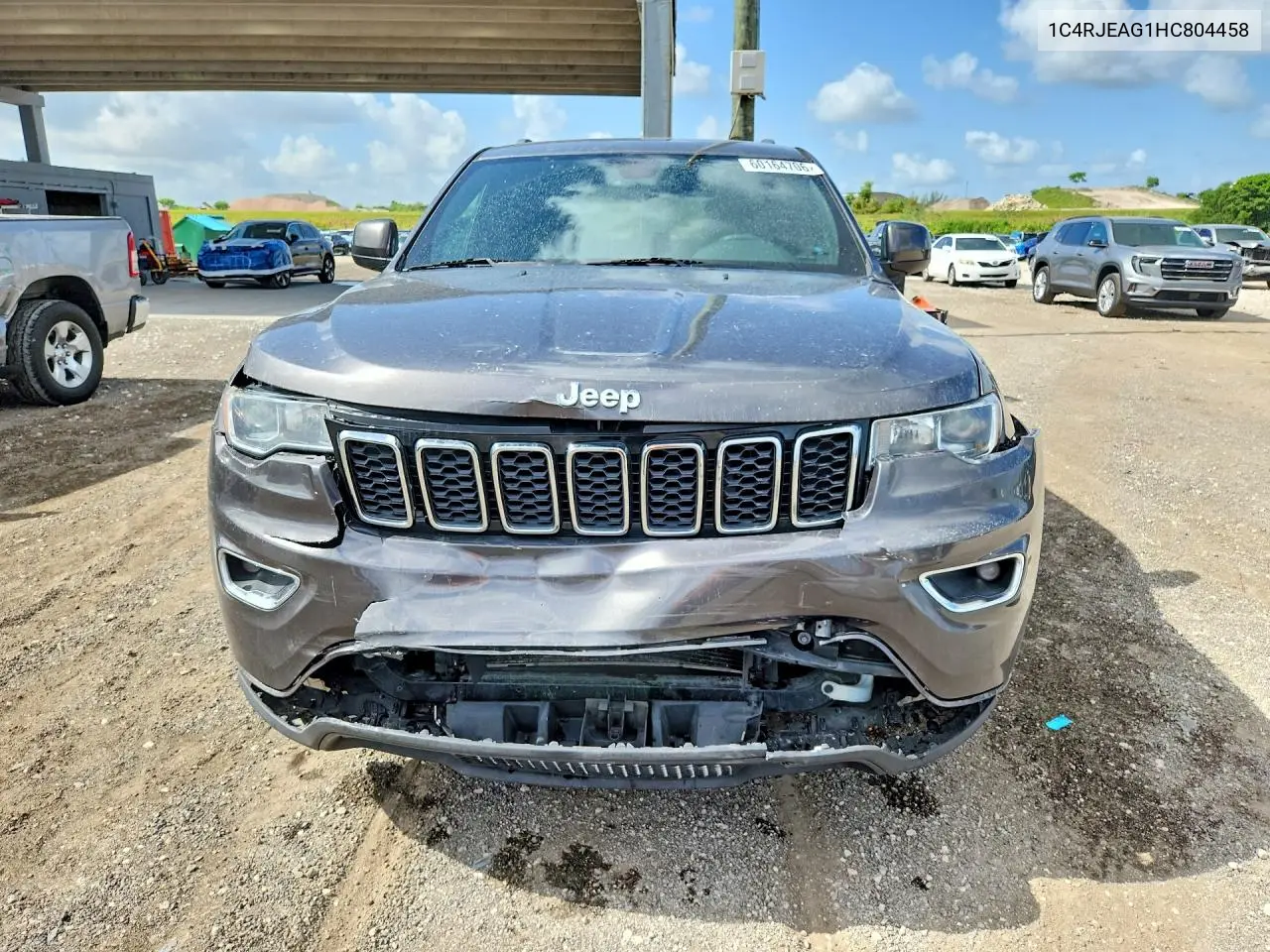 2017 Jeep Grand Cherokee Laredo VIN: 1C4RJEAG1HC804458 Lot: 60164706