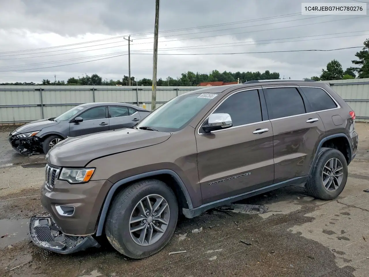 2017 Jeep Grand Cherokee Limited VIN: 1C4RJEBG7HC780276 Lot: 60682566