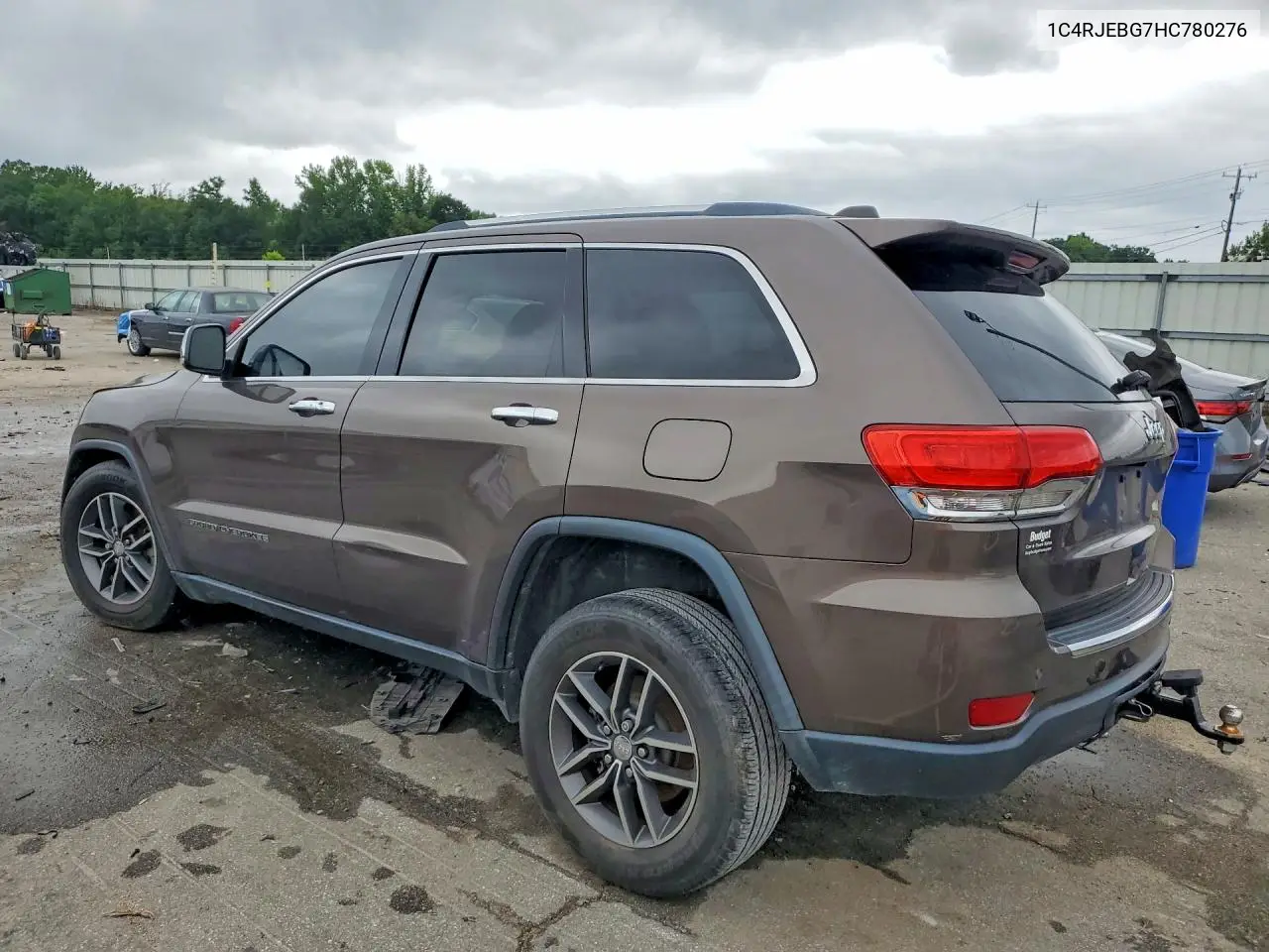 2017 Jeep Grand Cherokee Limited VIN: 1C4RJEBG7HC780276 Lot: 60682566