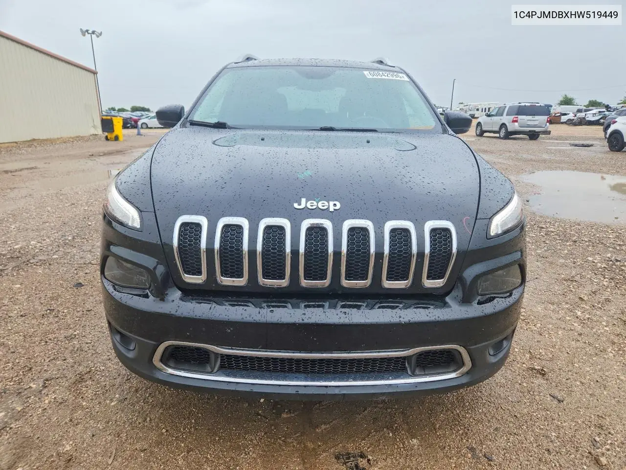 2017 Jeep Cherokee Limited VIN: 1C4PJMDBXHW519449 Lot: 60842996