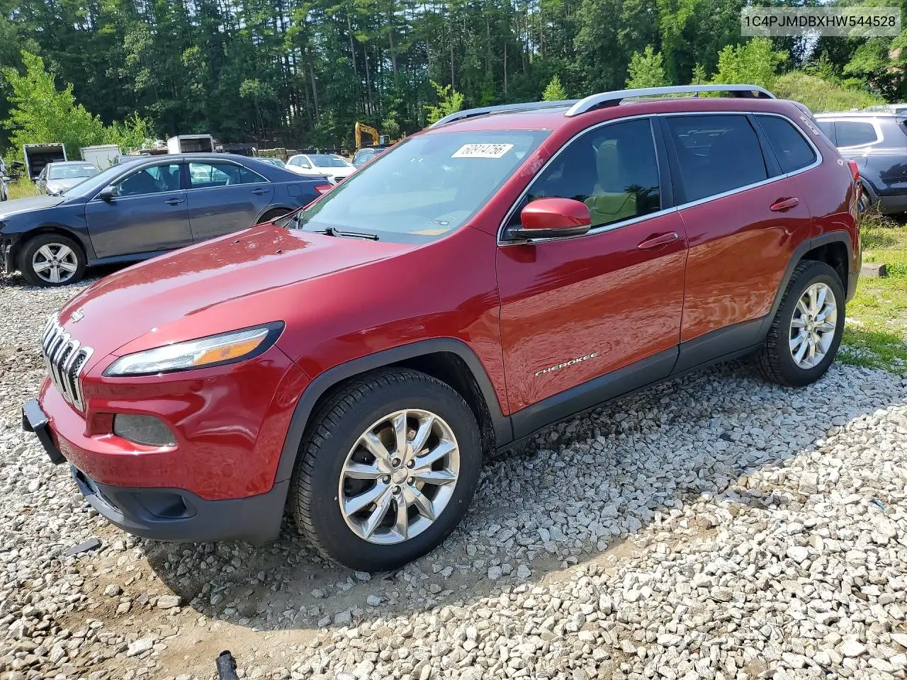 2017 Jeep Cherokee Limited VIN: 1C4PJMDBXHW544528 Lot: 60914756