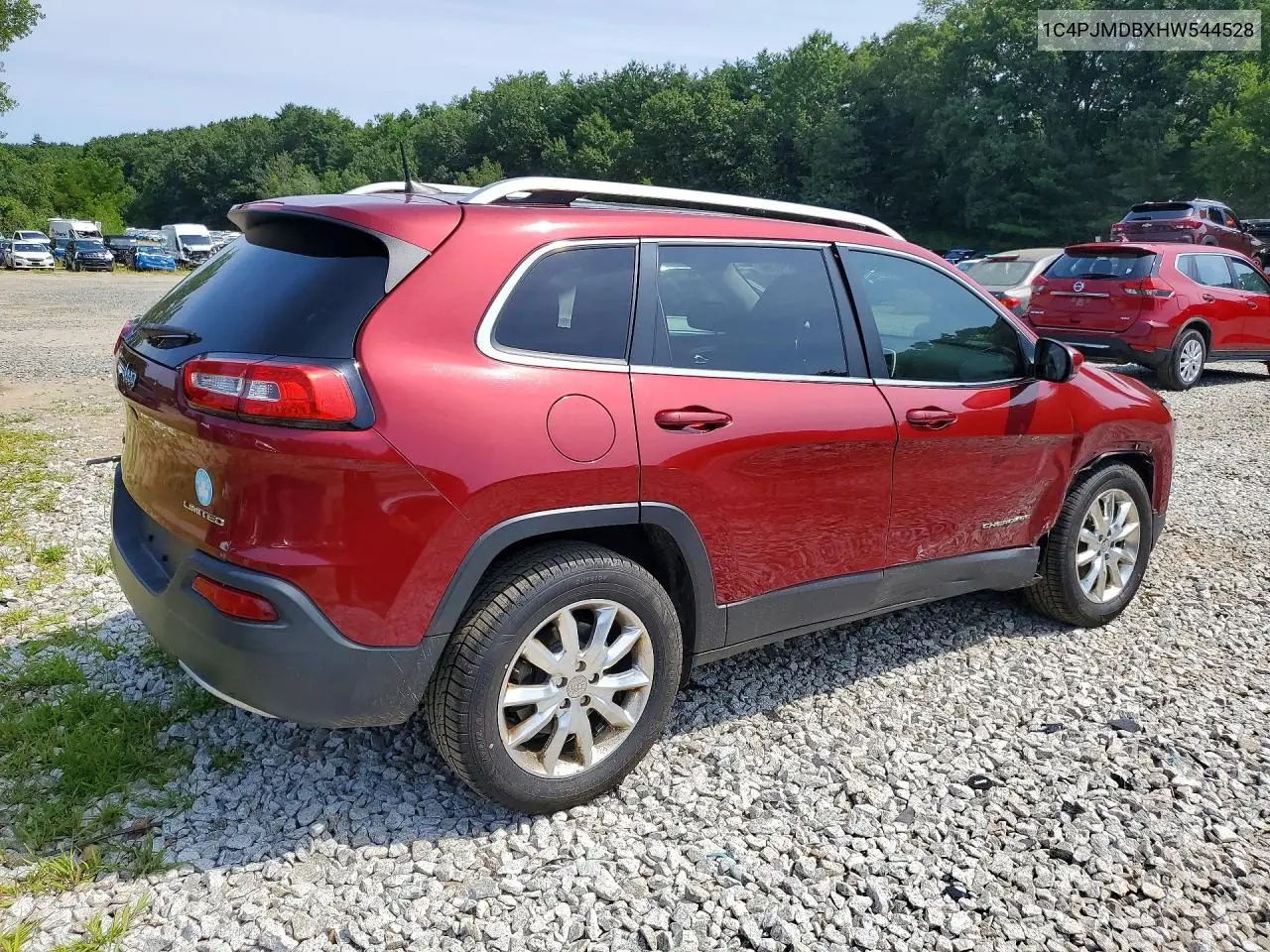 2017 Jeep Cherokee Limited VIN: 1C4PJMDBXHW544528 Lot: 60914756