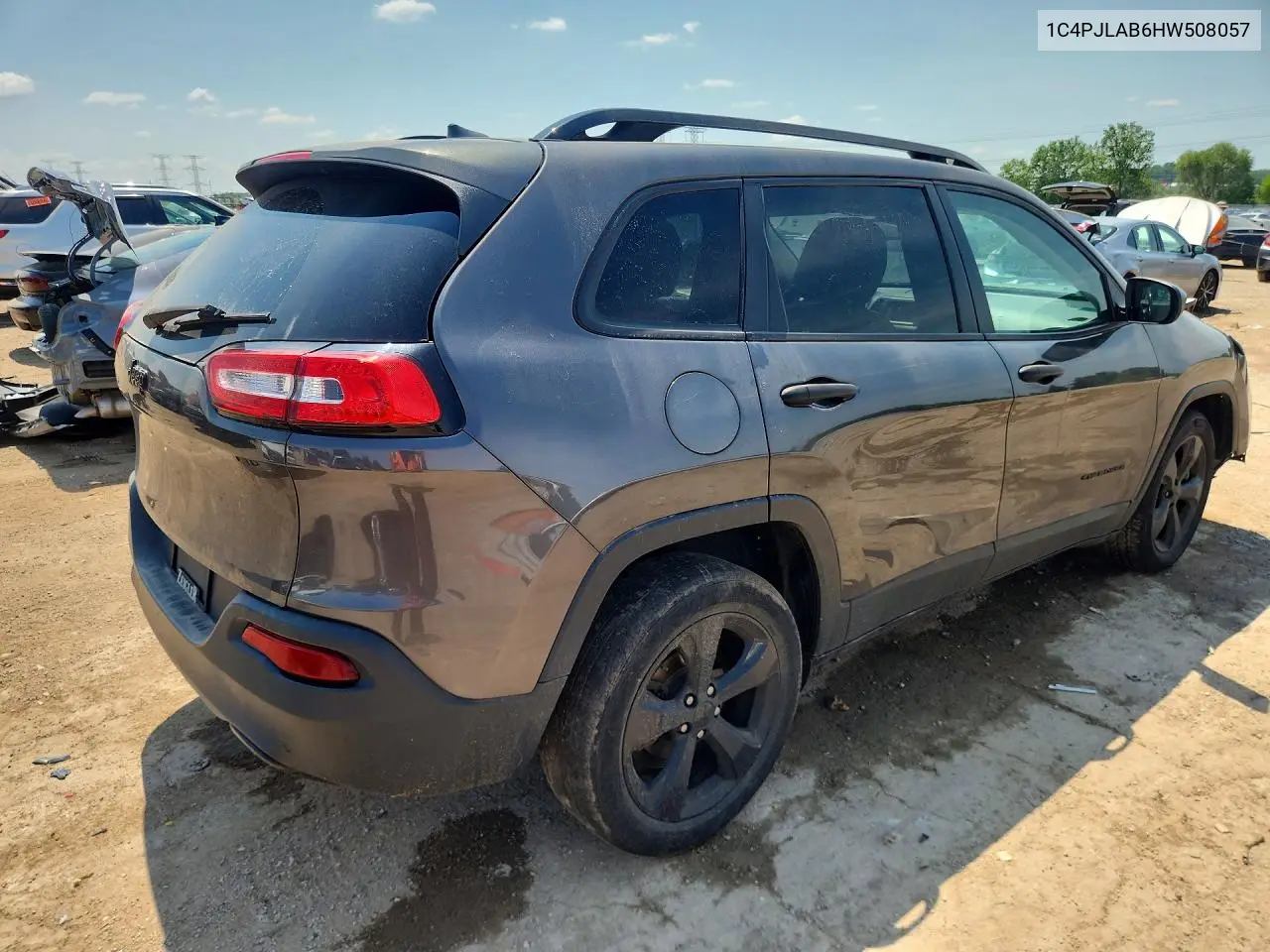 2017 Jeep Cherokee Sport VIN: 1C4PJLAB6HW508057 Lot: 60975256