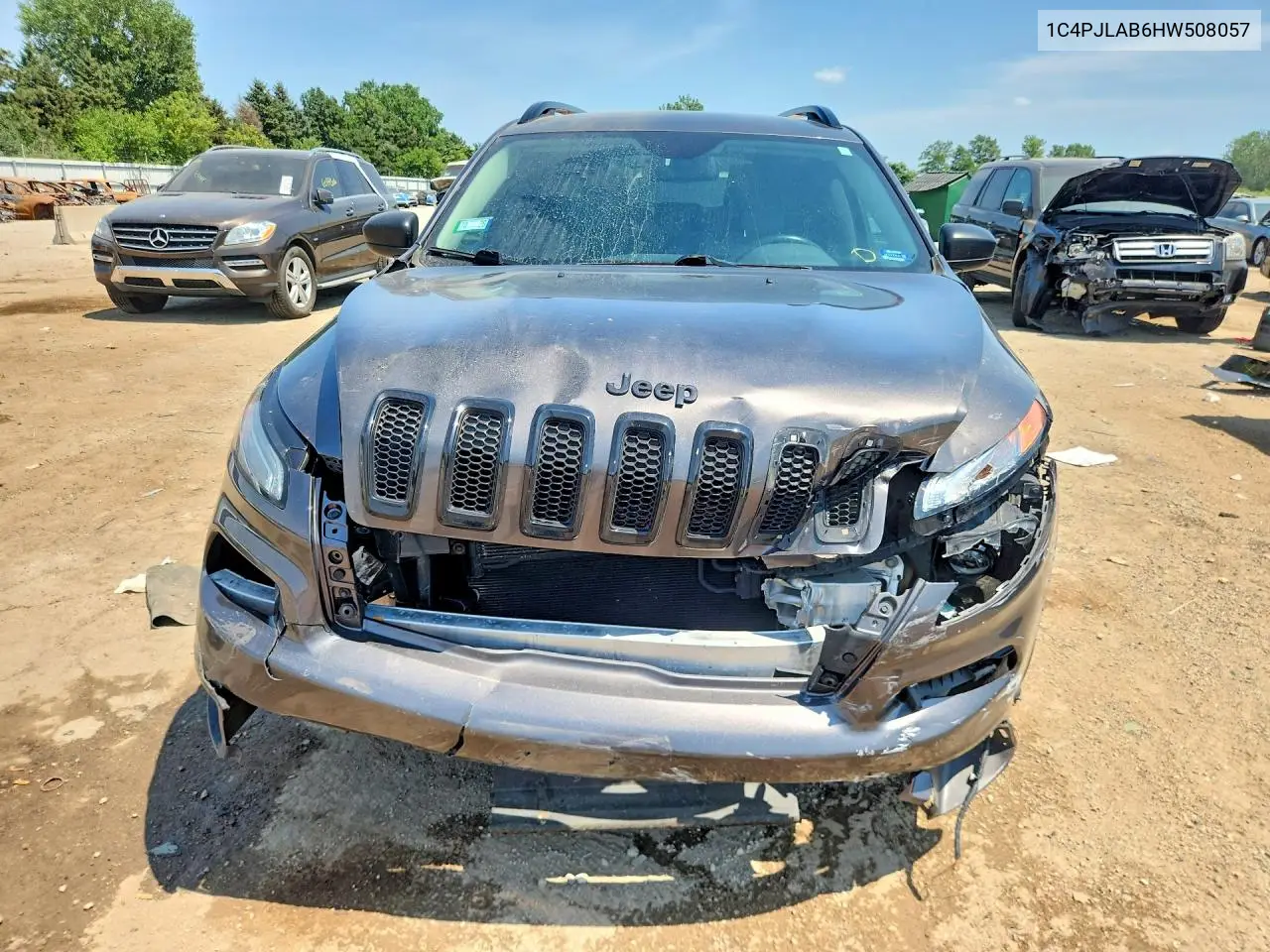 2017 Jeep Cherokee Sport VIN: 1C4PJLAB6HW508057 Lot: 60975256