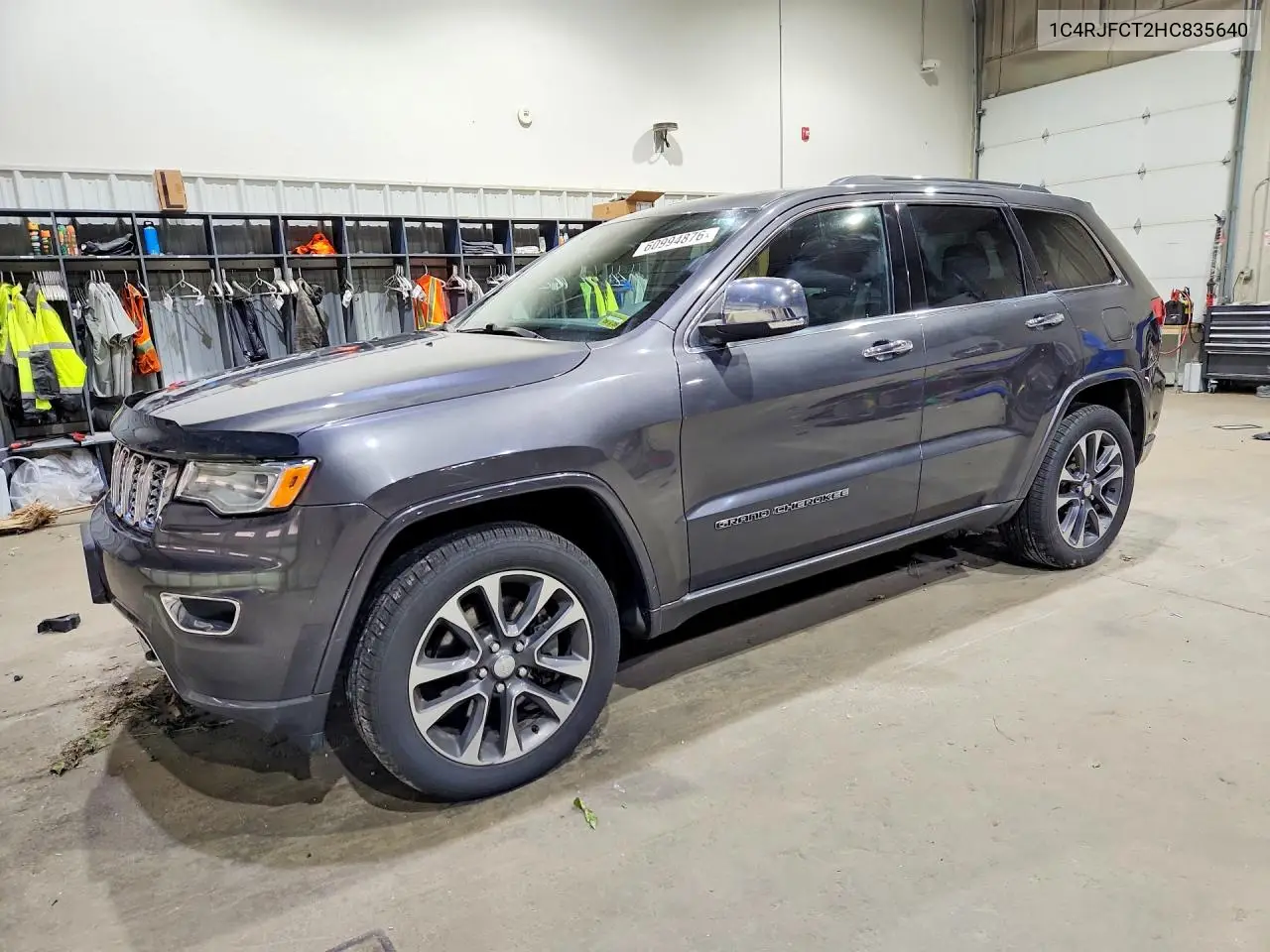 2017 Jeep Grand Cherokee Overland VIN: 1C4RJFCT2HC835640 Lot: 60994876