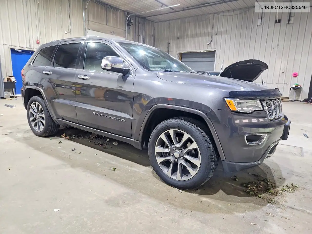 2017 Jeep Grand Cherokee Overland VIN: 1C4RJFCT2HC835640 Lot: 60994876