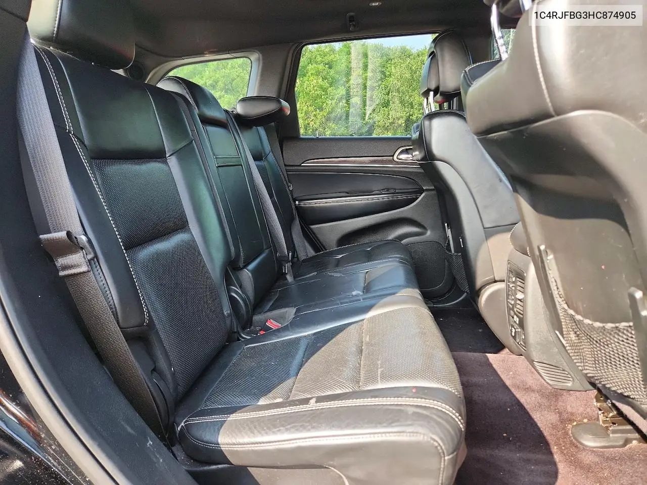 2017 Jeep Grand Cherokee Limited VIN: 1C4RJFBG3HC874905 Lot: 61184996