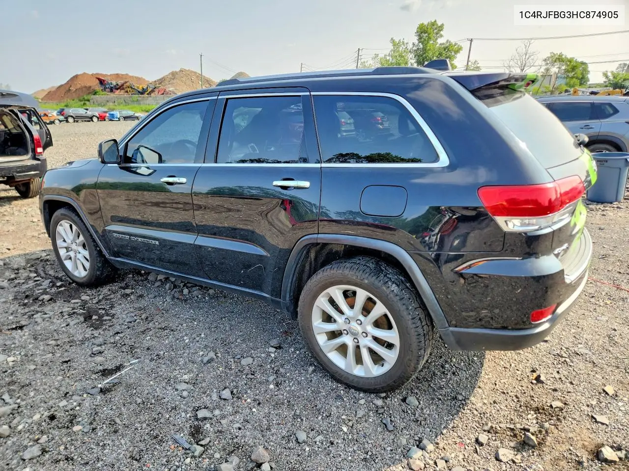 2017 Jeep Grand Cherokee Limited VIN: 1C4RJFBG3HC874905 Lot: 61184996