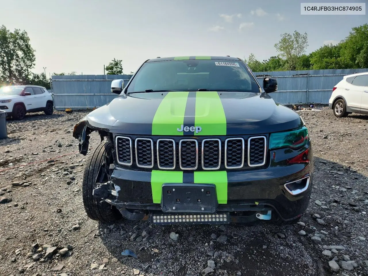 2017 Jeep Grand Cherokee Limited VIN: 1C4RJFBG3HC874905 Lot: 61184996
