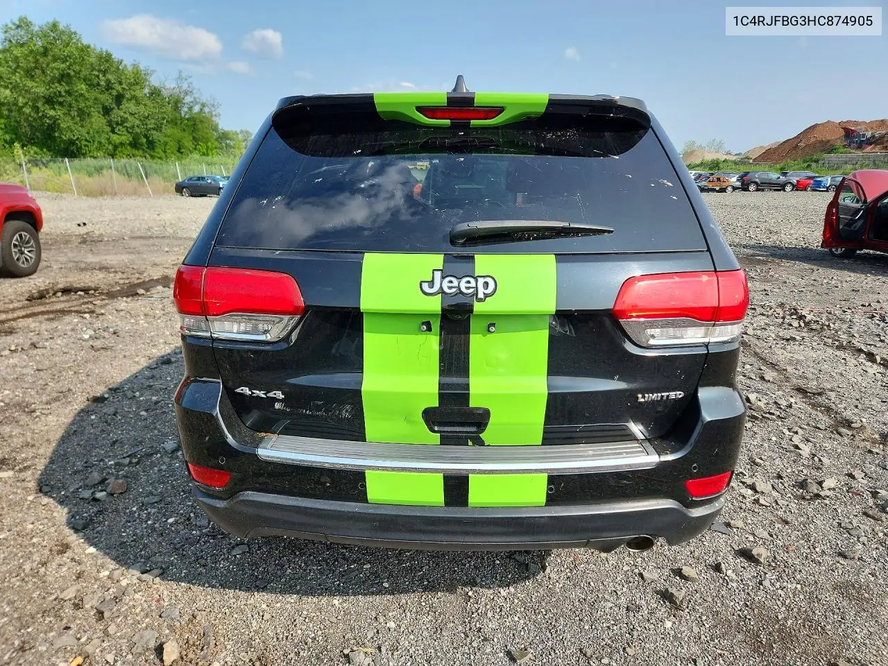 2017 Jeep Grand Cherokee Limited VIN: 1C4RJFBG3HC874905 Lot: 61184996