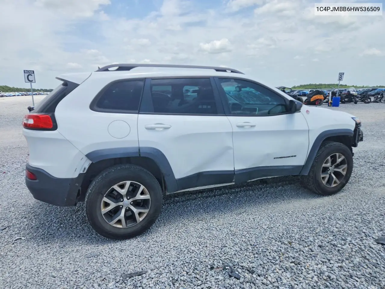 2017 Jeep Cherokee Trailhawk VIN: 1C4PJMBB6HW536509 Lot: 61541176