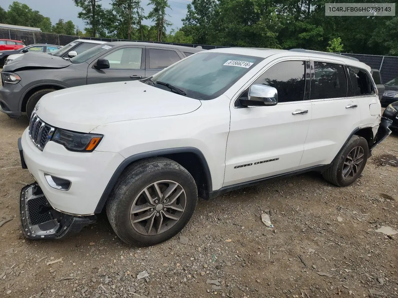 2017 Jeep Grand Cherokee Limited VIN: 1C4RJFBG6HC739143 Lot: 61566216