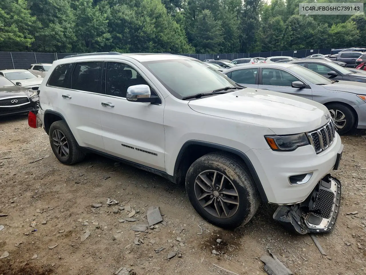 2017 Jeep Grand Cherokee Limited VIN: 1C4RJFBG6HC739143 Lot: 61566216