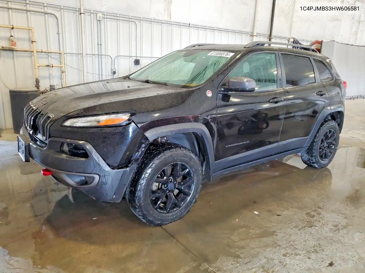2017 Jeep Cherokee Trailhawk VIN: 1C4PJMBS3HW606581 Lot: 61586876