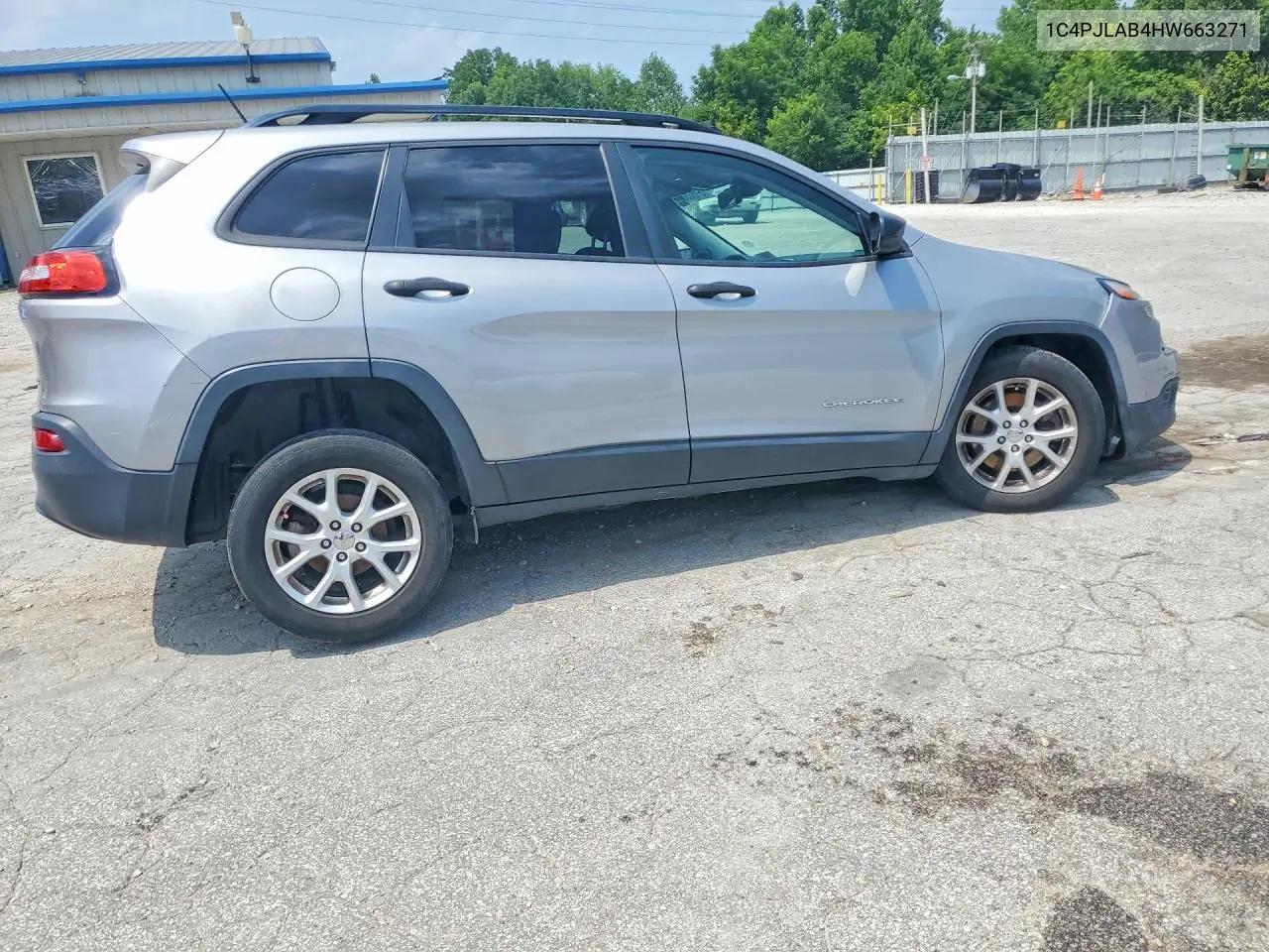 2017 Jeep Cherokee Sport VIN: 1C4PJLAB4HW663271 Lot: 61673586