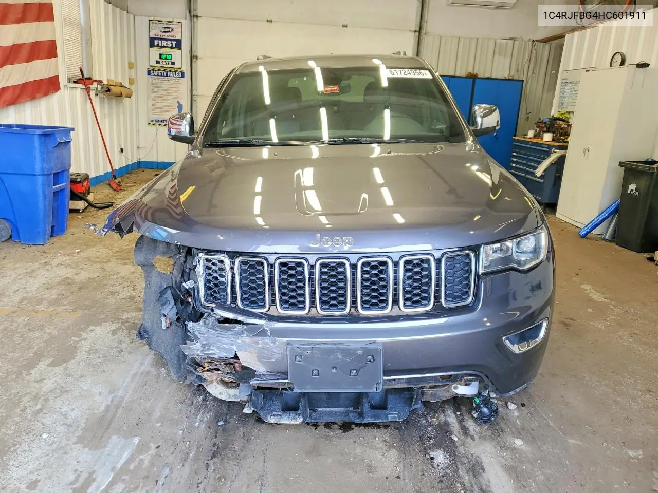 2017 Jeep Grand Cherokee Limited VIN: 1C4RJFBG4HC601911 Lot: 61724956