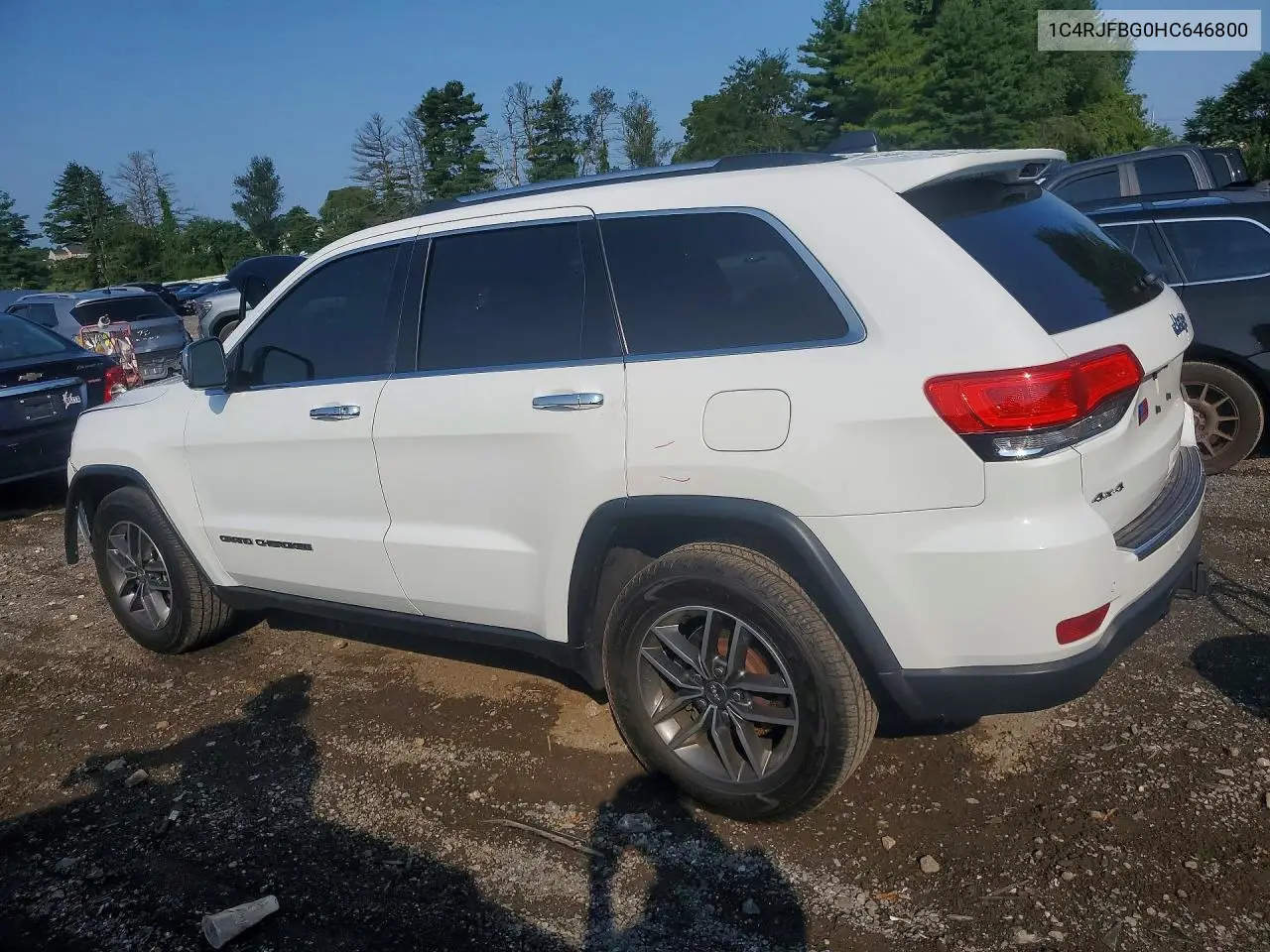 2017 Jeep Grand Cherokee Limited VIN: 1C4RJFBG0HC646800 Lot: 61866156