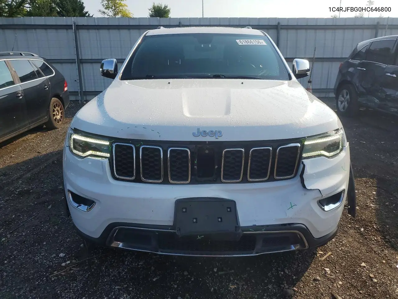 2017 Jeep Grand Cherokee Limited VIN: 1C4RJFBG0HC646800 Lot: 61866156