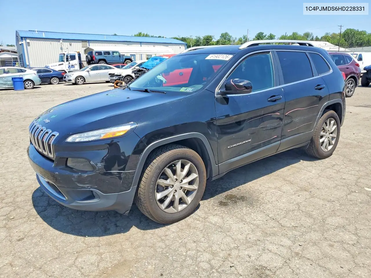 2017 Jeep Cherokee Limited VIN: 1C4PJMDS6HD228331 Lot: 61902126
