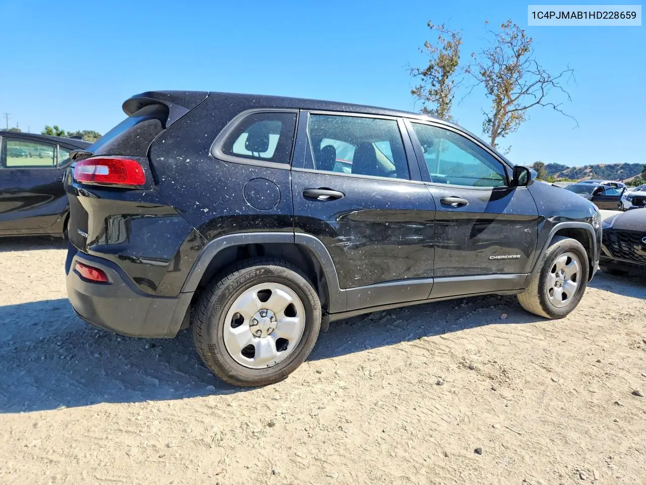 2017 Jeep Cherokee Sport VIN: 1C4PJMAB1HD228659 Lot: 61961076