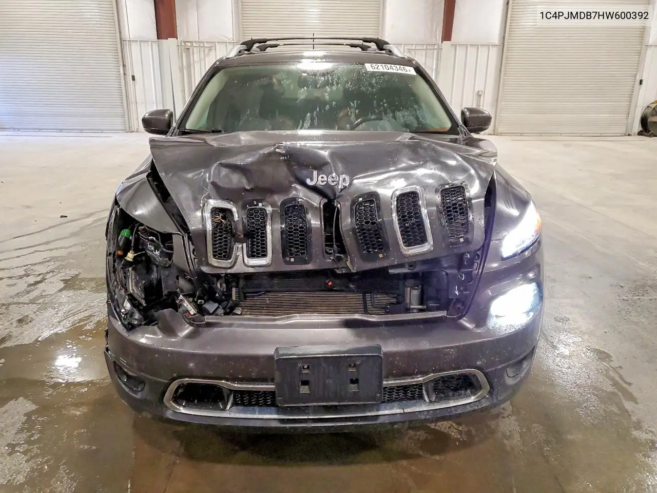 2017 Jeep Cherokee Limited VIN: 1C4PJMDB7HW600392 Lot: 62104346