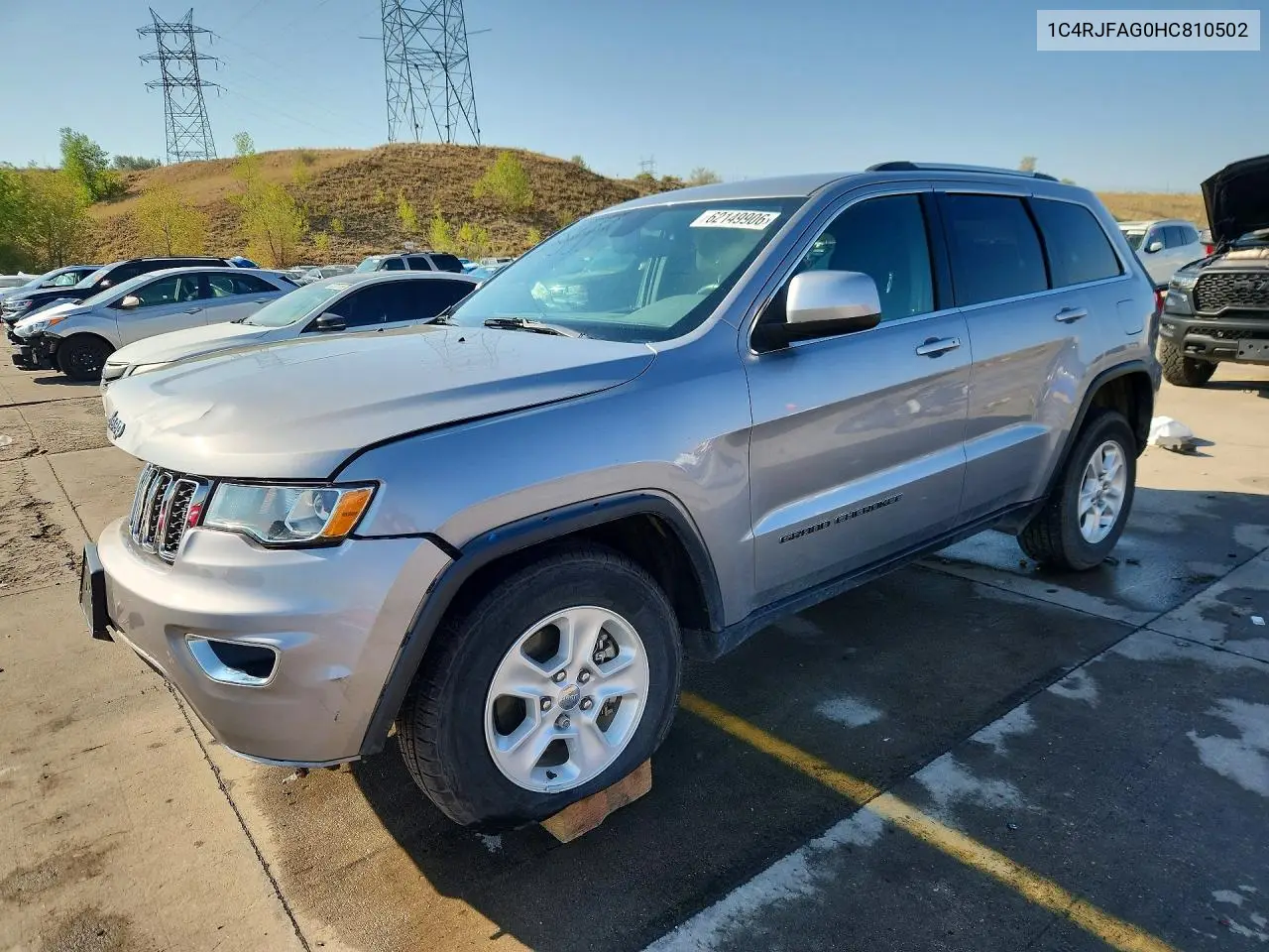 2017 Jeep Grand Cherokee Laredo VIN: 1C4RJFAG0HC810502 Lot: 62149906