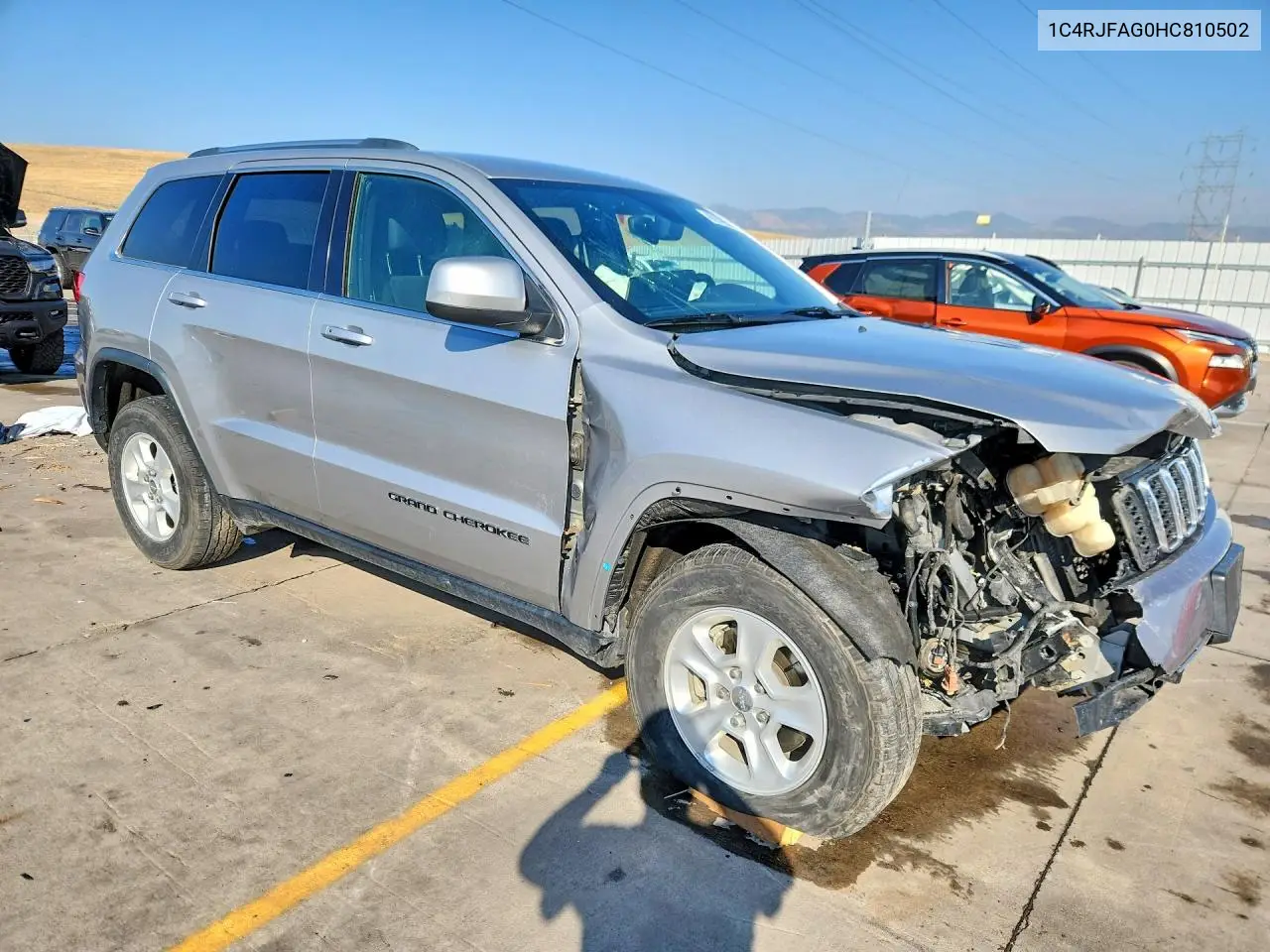 2017 Jeep Grand Cherokee Laredo VIN: 1C4RJFAG0HC810502 Lot: 62149906