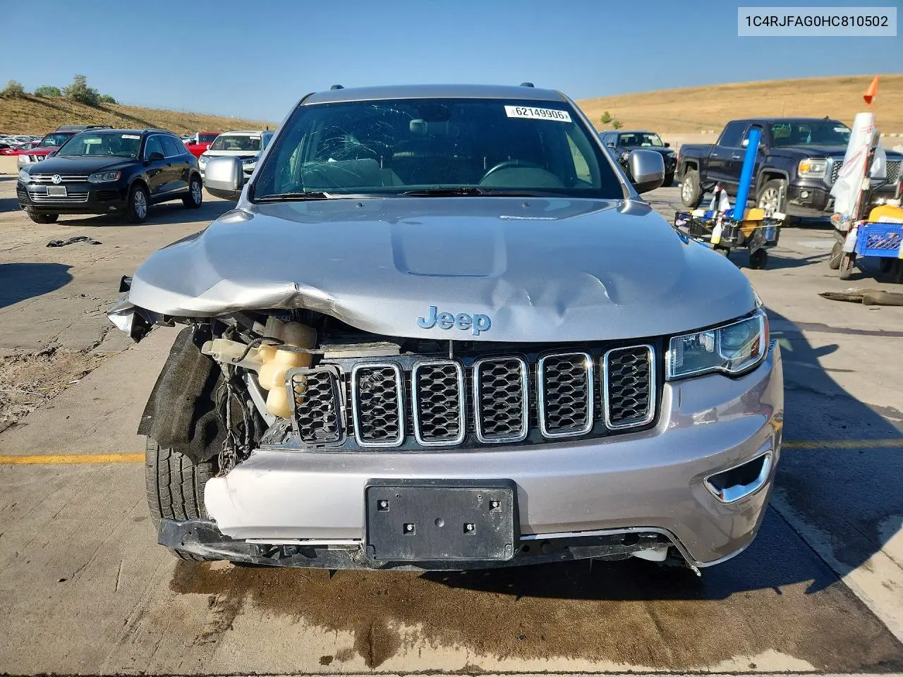 2017 Jeep Grand Cherokee Laredo VIN: 1C4RJFAG0HC810502 Lot: 62149906