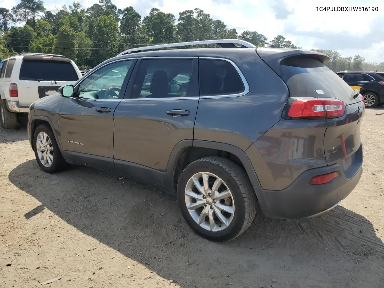 1C4PJLDBXHW516190 2017 Jeep Cherokee Limited