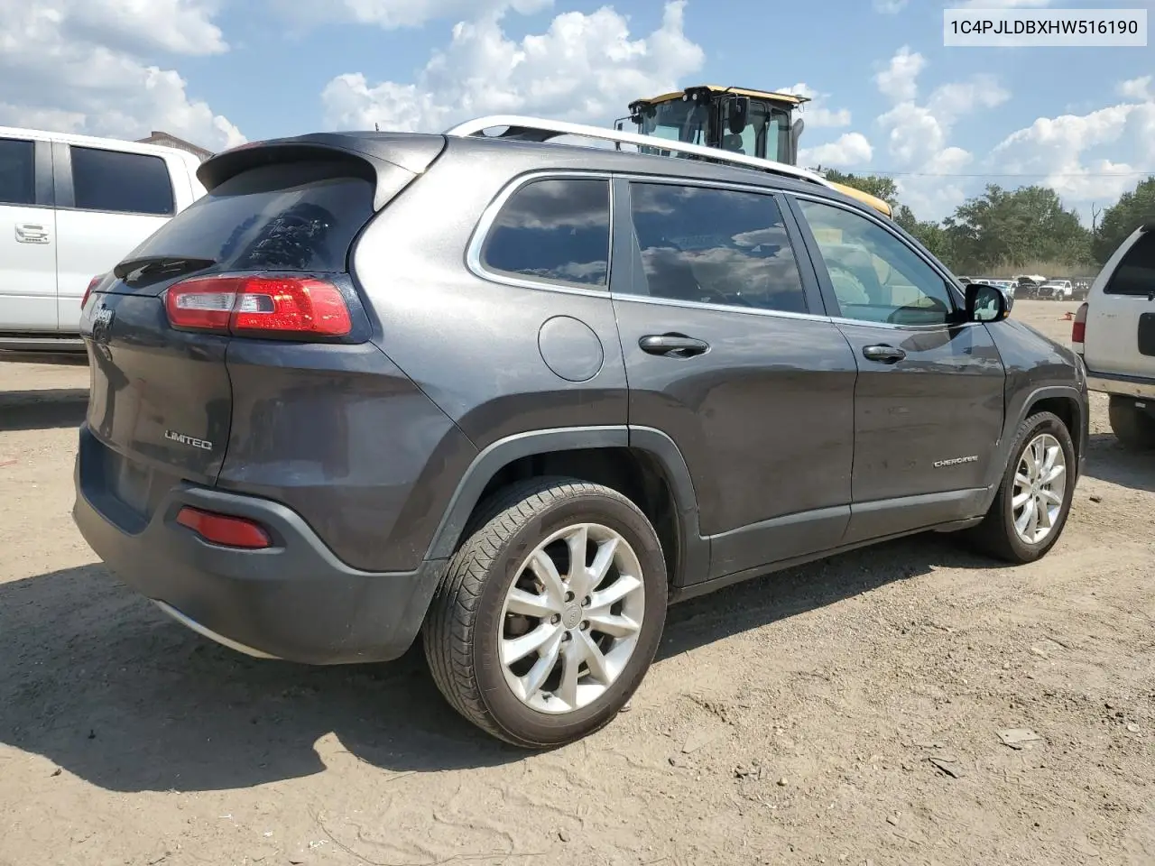 1C4PJLDBXHW516190 2017 Jeep Cherokee Limited