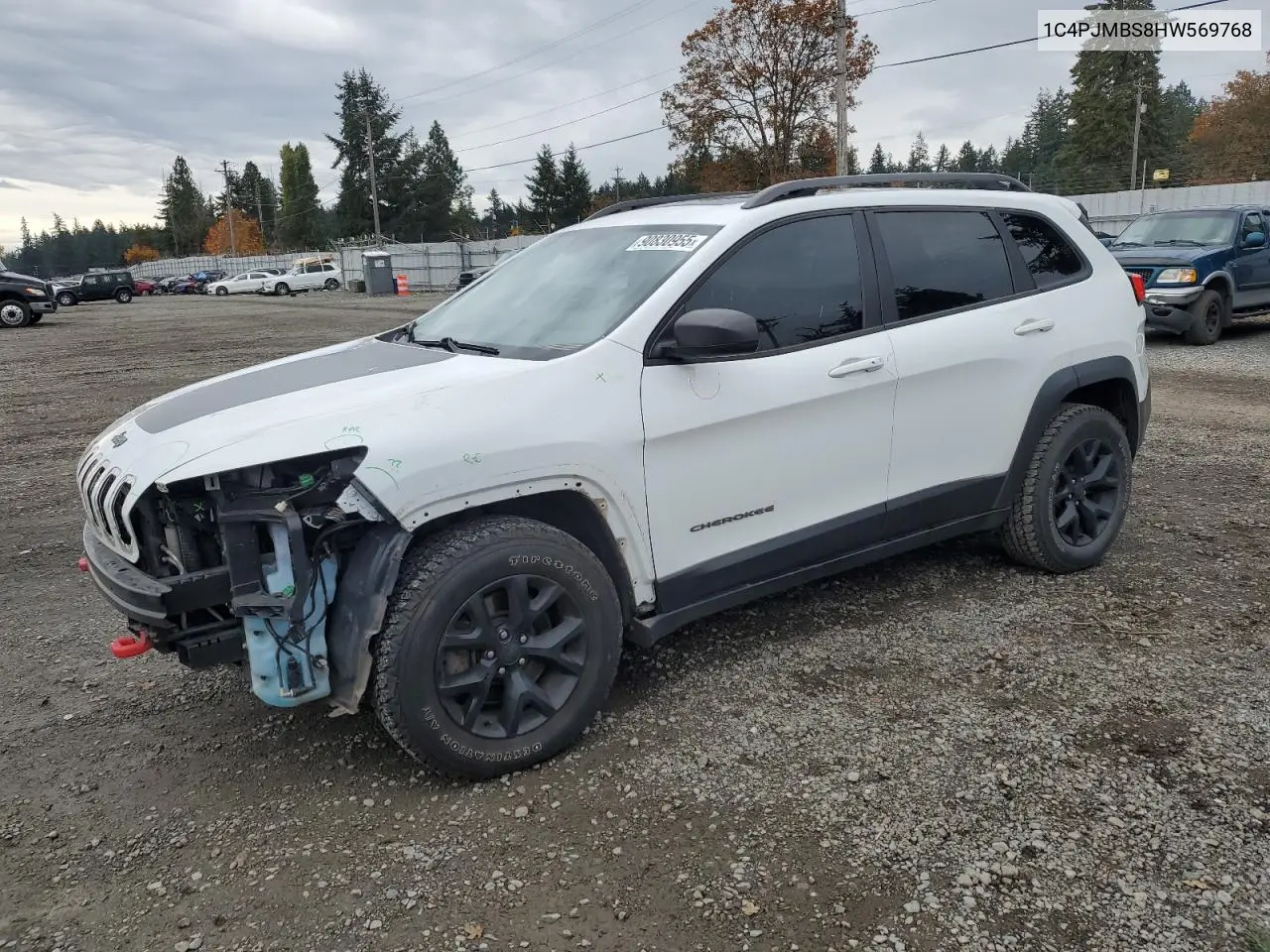 1C4PJMBS8HW569768 2017 Jeep Cherokee Trailhawk