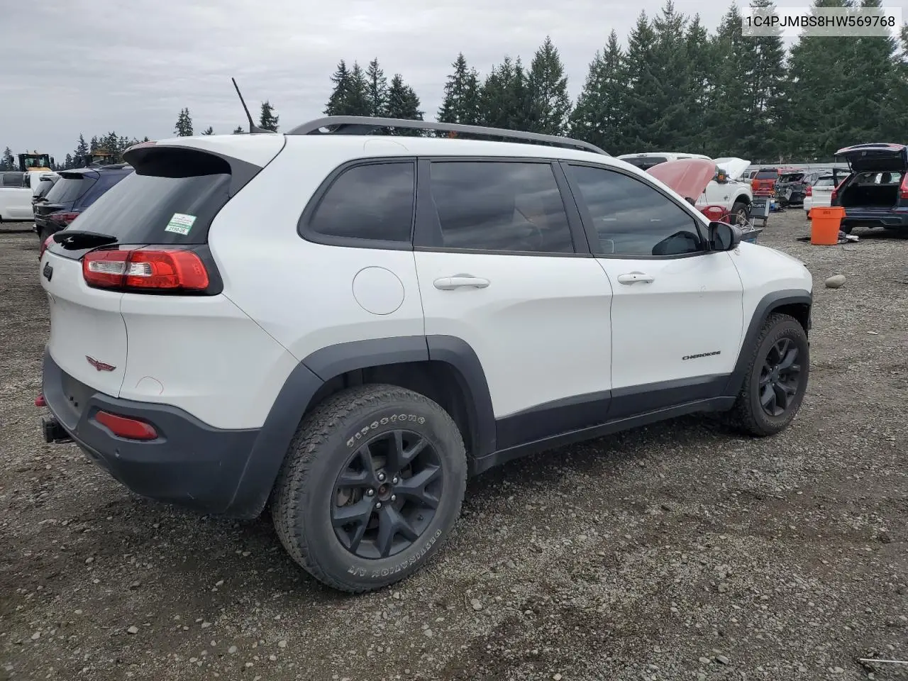 1C4PJMBS8HW569768 2017 Jeep Cherokee Trailhawk