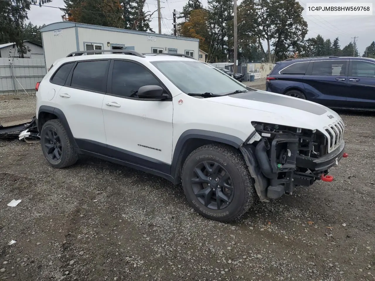 1C4PJMBS8HW569768 2017 Jeep Cherokee Trailhawk