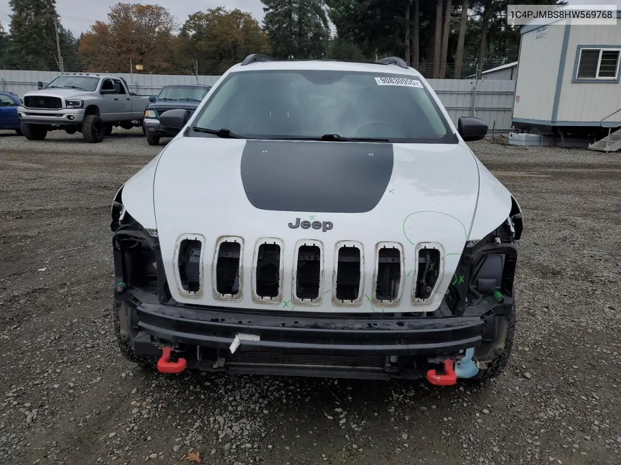 1C4PJMBS8HW569768 2017 Jeep Cherokee Trailhawk
