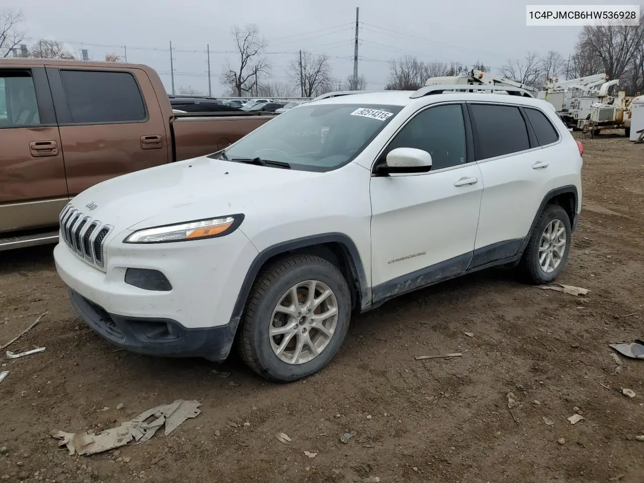 1C4PJMCB6HW536928 2017 Jeep Cherokee Latitude