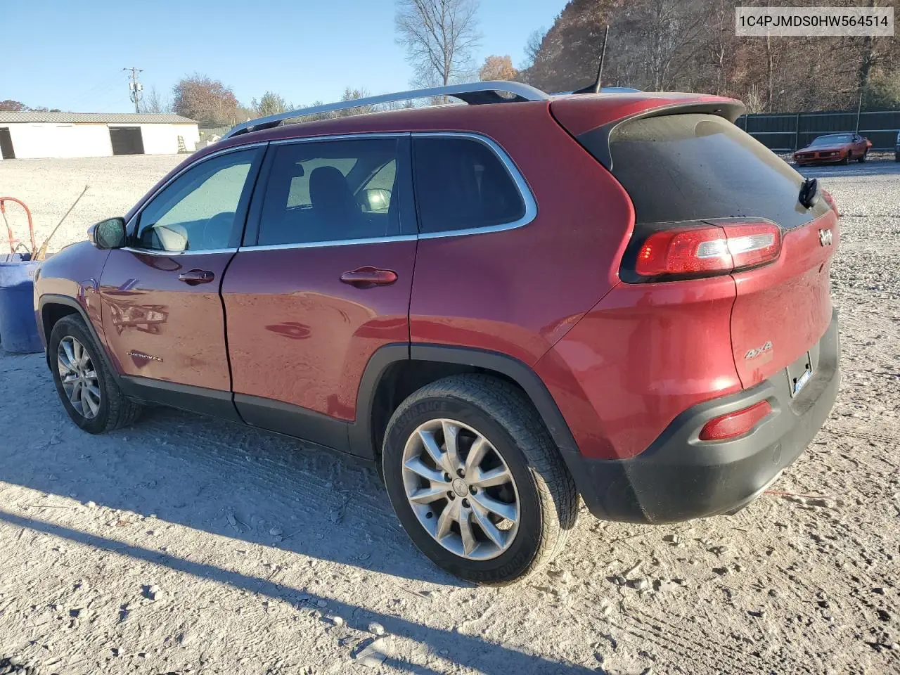 1C4PJMDS0HW564514 2017 Jeep Cherokee Limited
