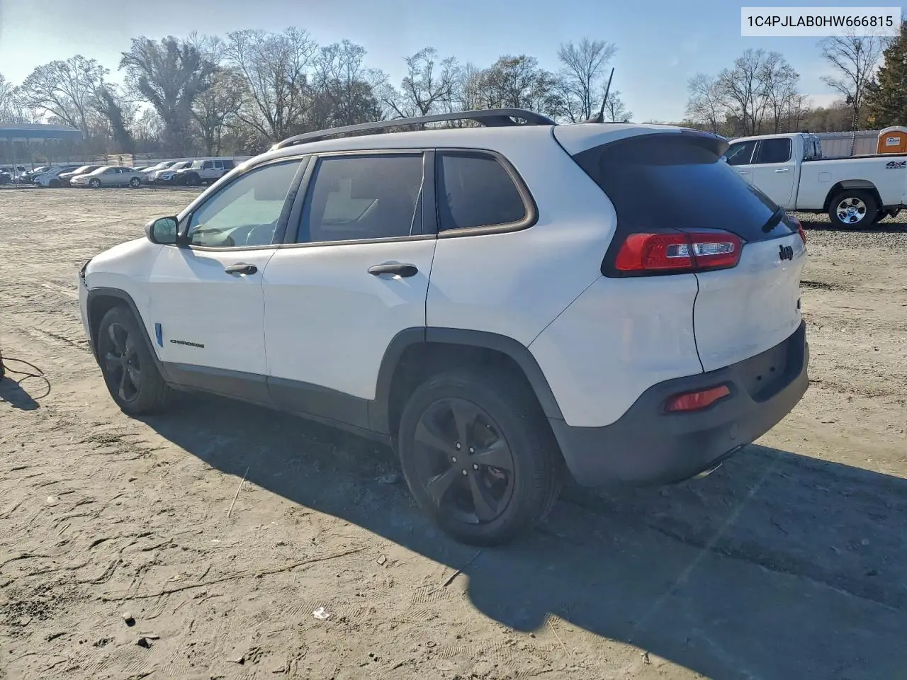 1C4PJLAB0HW666815 2017 Jeep Cherokee Sport