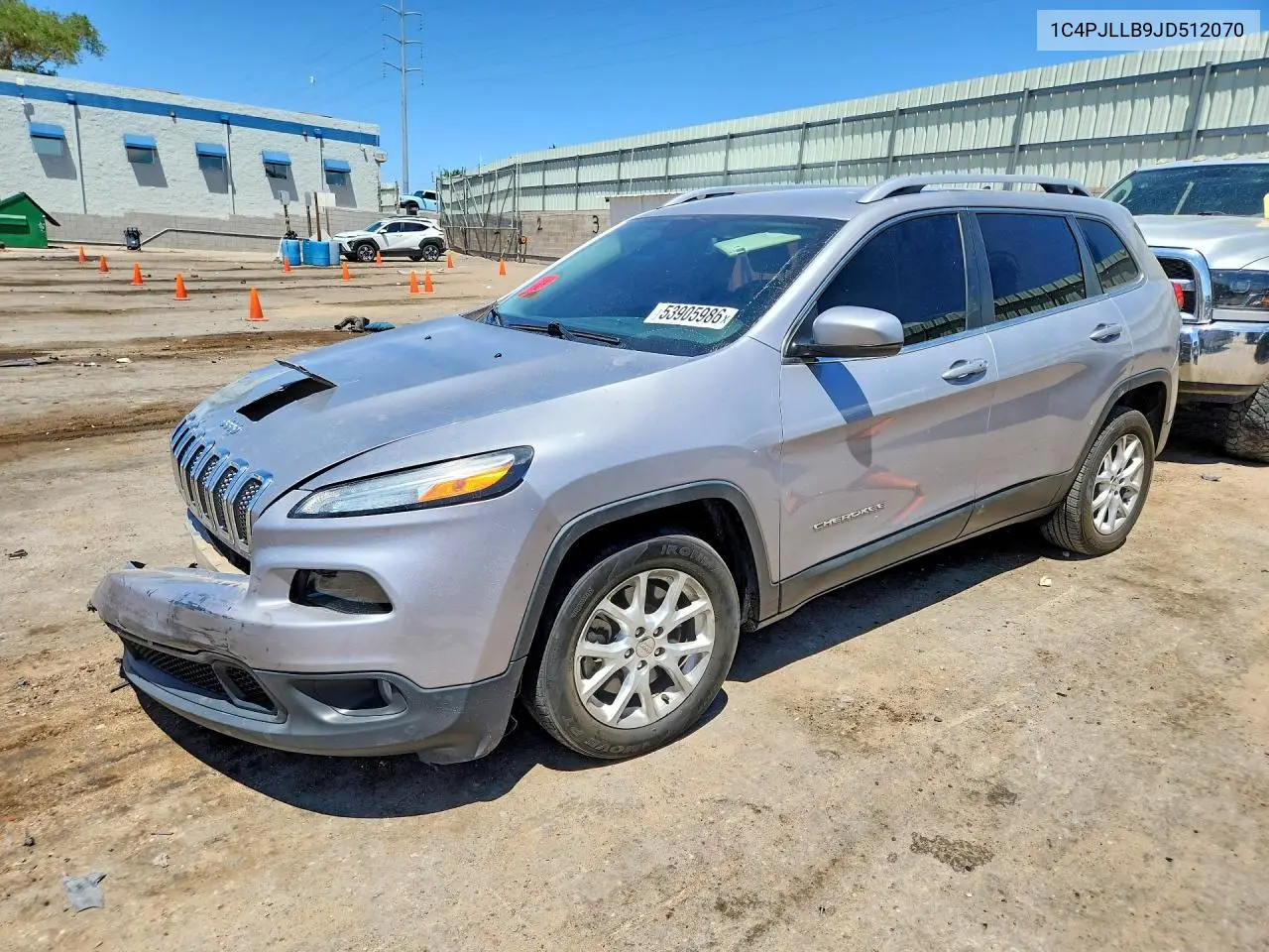 2018 Jeep Cherokee VIN: 1C4PJLLB9JD512070 Lot: 53905986