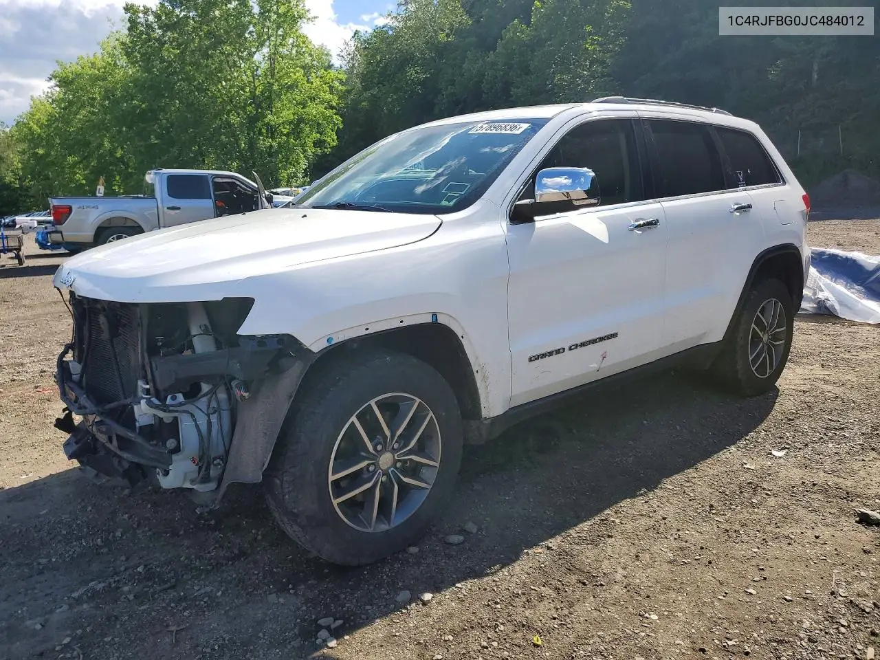 2018 Jeep Grand Cherokee Limited VIN: 1C4RJFBG0JC484012 Lot: 57896836