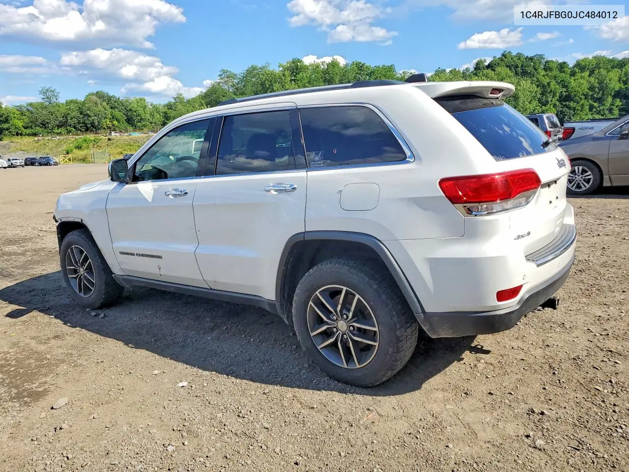 2018 Jeep Grand Cherokee Limited VIN: 1C4RJFBG0JC484012 Lot: 57896836