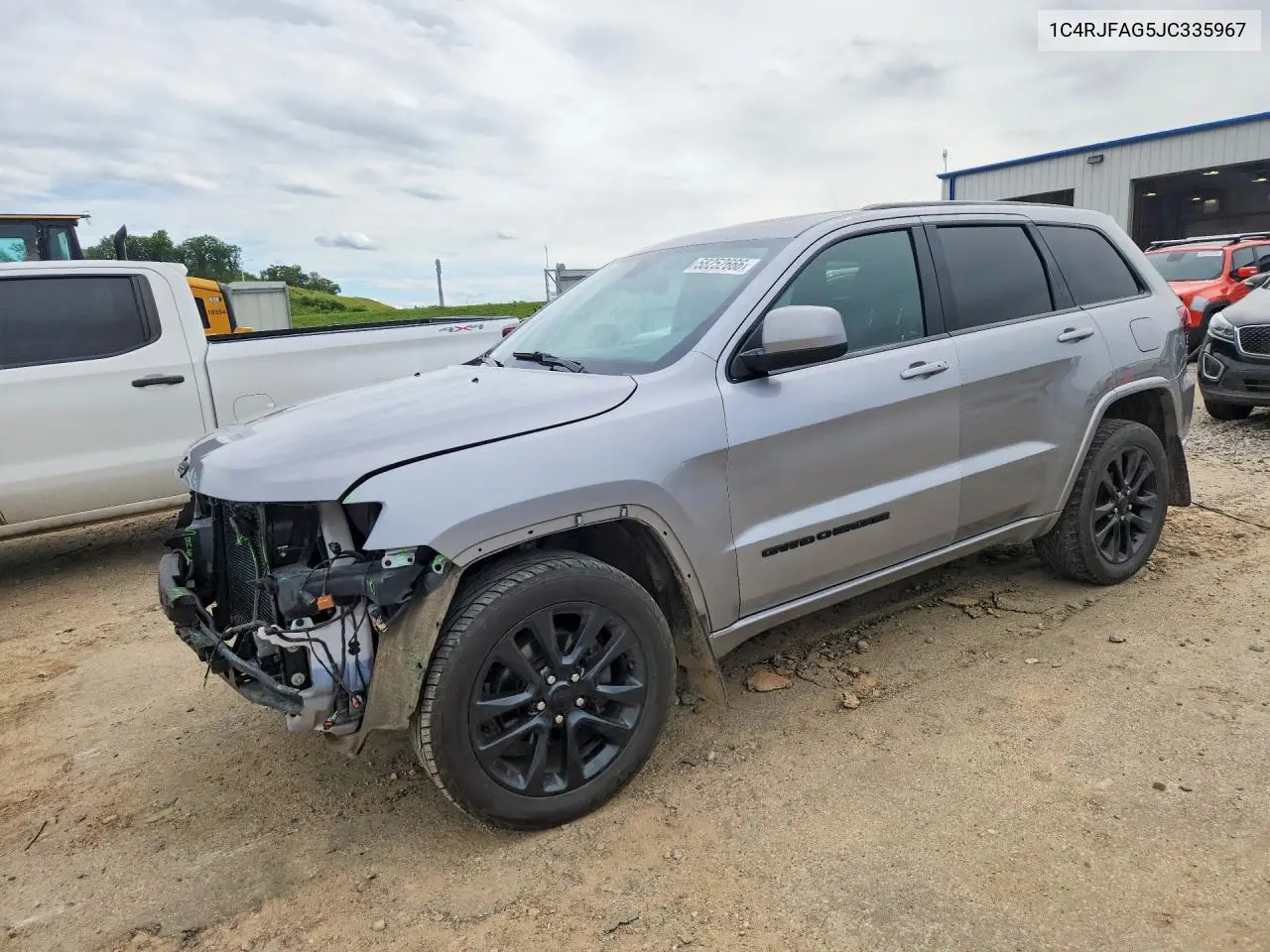 2018 Jeep Grand Cherokee Laredo VIN: 1C4RJFAG5JC335967 Lot: 58252666