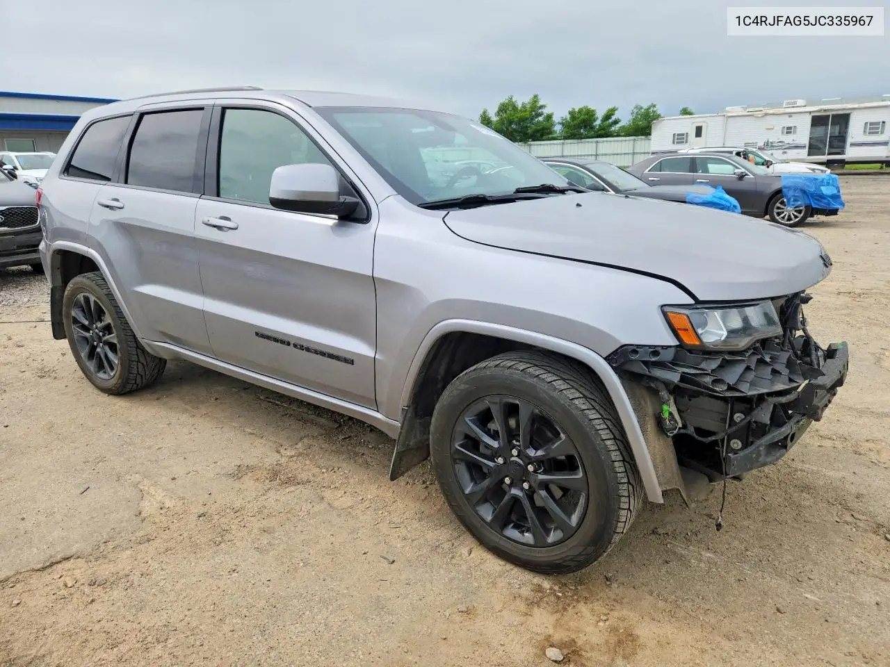 2018 Jeep Grand Cherokee Laredo VIN: 1C4RJFAG5JC335967 Lot: 58252666