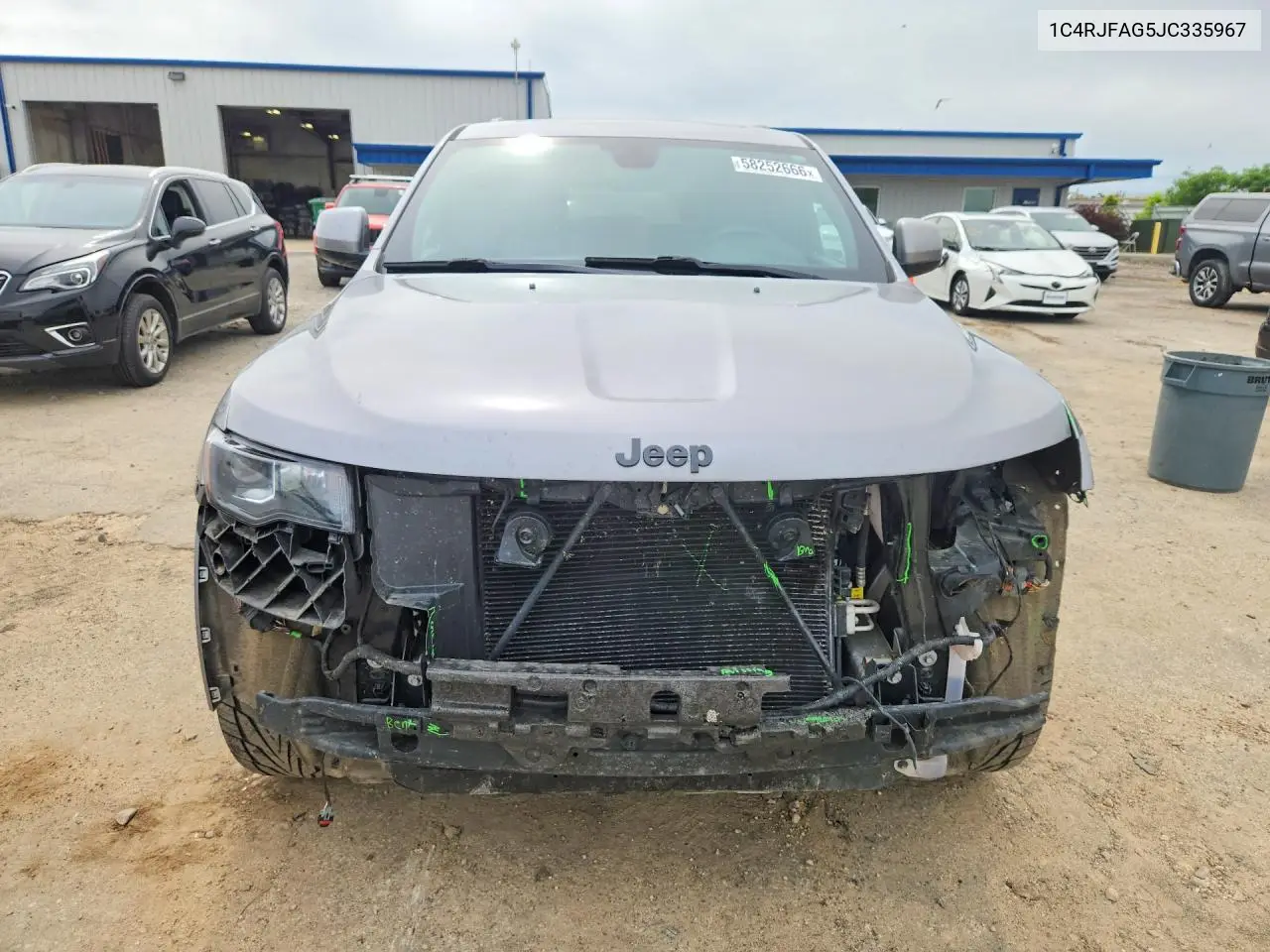 2018 Jeep Grand Cherokee Laredo VIN: 1C4RJFAG5JC335967 Lot: 58252666